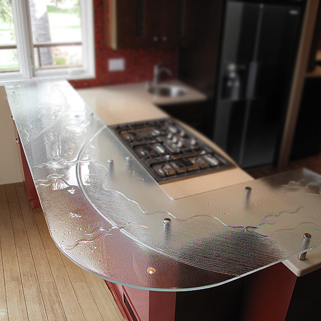 glass counter