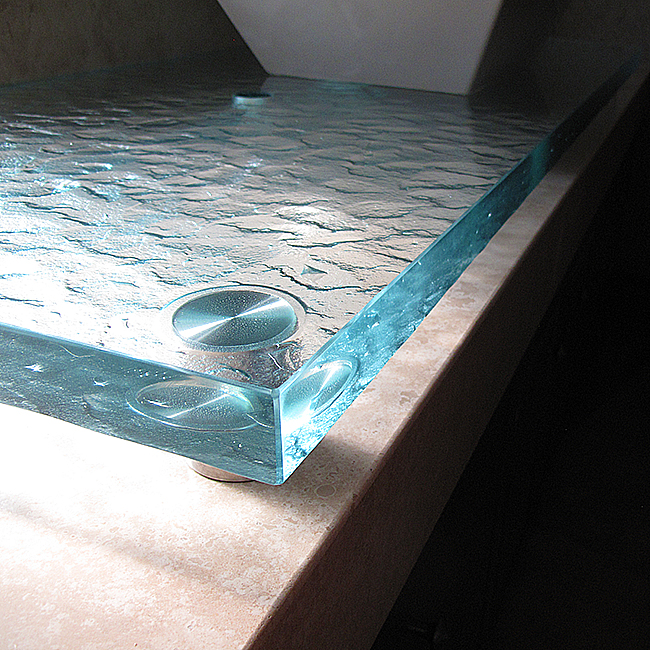 glass counter