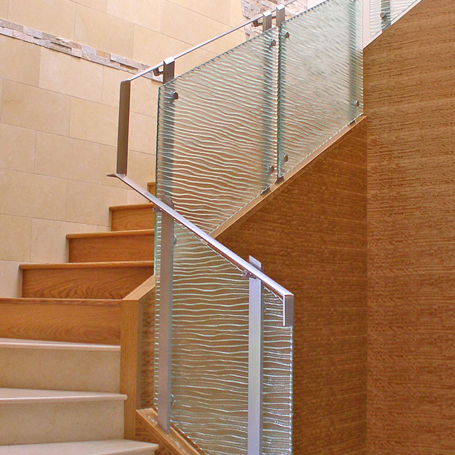 glass guardrail